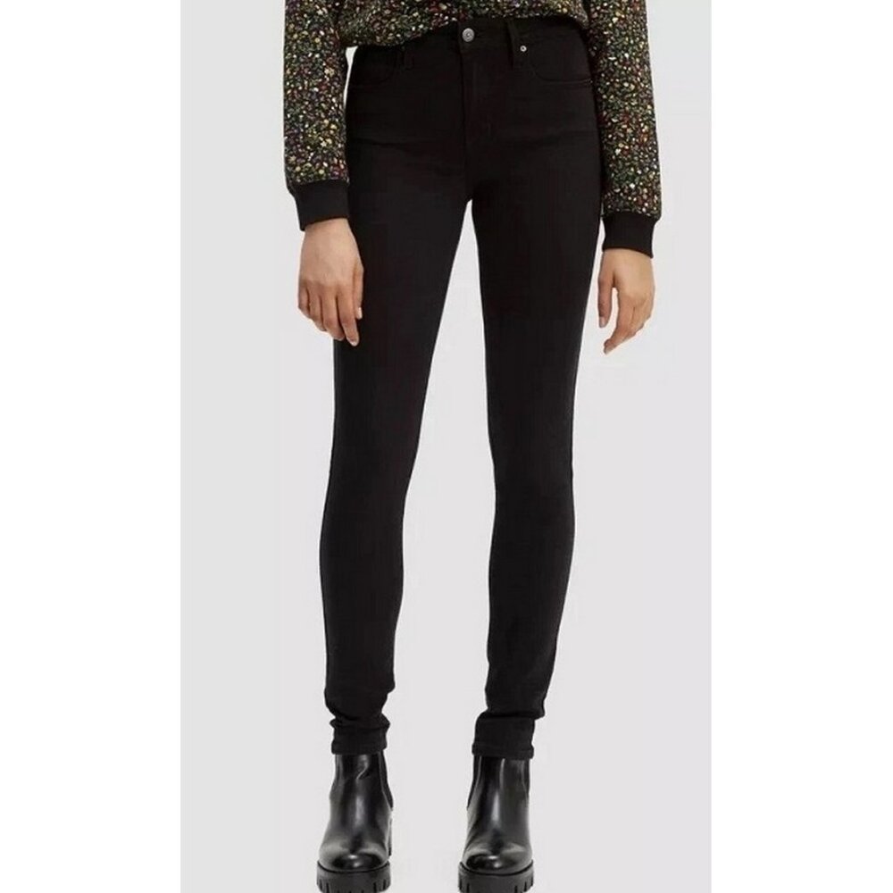 Levi's 721 Women's 18 Medium 34 x 30 Black High Rise Skinny Corduroy Jeans- NWT